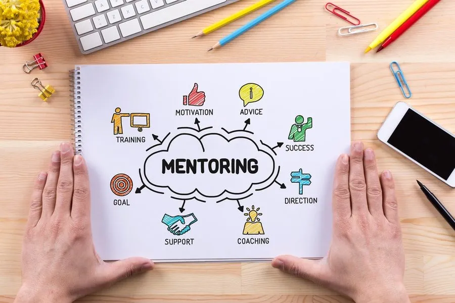 Picture that show elements on mentoring process.